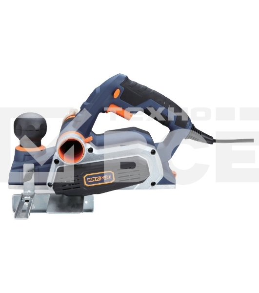 Рубанок Электрический MAXPRO MPPL900/3DR 900Вт, 16000об/мин, 82мм, Рез 0-3мм, Паз 0-16мм, 3,2кг, защ. пятка, Резиновые вставки, Пылесборник, Дополнительные ремен