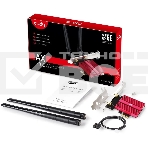 Сетевой адаптер Wi-Fi + Bluetooth Cudy WE3000S АХ5400 PCI Express (ант.внеш.съем) 2ант., фото3