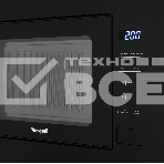 Микроволновая печь встраиваемая Weissgauff HMT-206 Compact черный, 20 л, 700 Вт, переключатели - сенсор, фото4