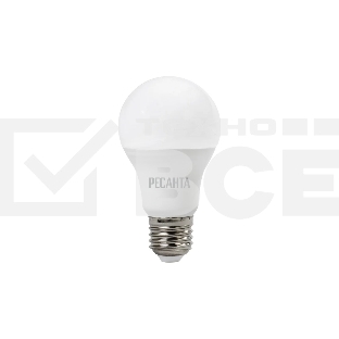 Лампа светодиодная Ресанта LL-R-A60-11W-230-3K-E27 груша, 11 Вт, тепл., Е27