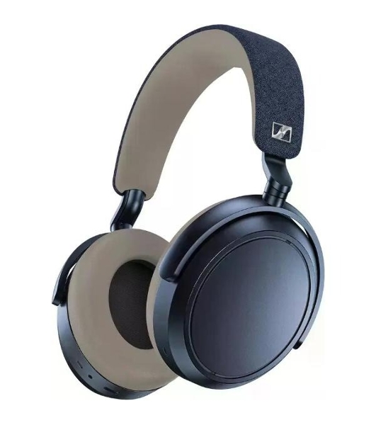 Беспроводные/проводные наушники Sennheiser Momentum 4 Wireless синий, полноразмерные, Bluetooth + проводной, активное шумоподавление, до 60 ч