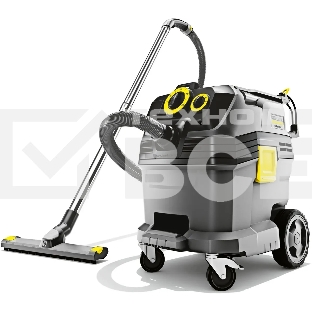 Строительный пылесос Karcher NT 30/1 Tact Te L серый, 1380 Вт, уборка сухая/влажная, пылесборник мешок/контейнер, 30 л