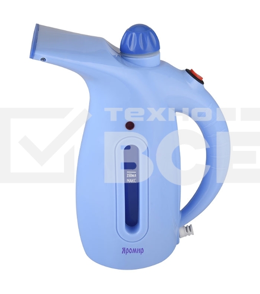 Отпариватель ЯРОМИР ЯР-041П голубой, 750 Вт, 25 г/мин, 350 мл
