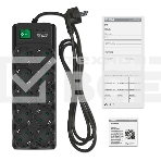 Сетевой фильтр SVEN SF-10E-16 1,8 м (10 розеток) черный, фото5