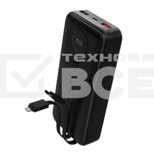 Портативный аккумулятор MORE CHOICE (4620202552815) PB35-20 20000mAh 2USB+1Type-C 3.0A 22.5W+PD20W+QC3.0 LE, черный
