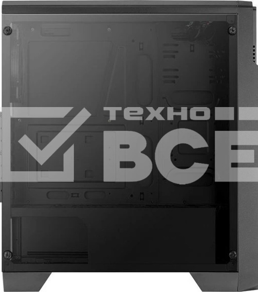 Компьютерный корпус Aerocool / Formula Ore Saturn FRGb-G-BK-v1 (2xUSB, 2xAudio, 0.5 мм,3x120 мм FAN, прозрачная стенка-закаленное стекло, ATX,