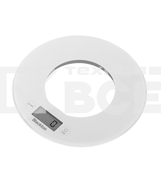 Весы кухонные Blackton Bt KS1010 White, тип управления: сенсорное. дисплей LCD. количество высокочувствительных датчиков: 4. выбор единиц измерения: грамм, фунт: унция, миллилитр, жидкая унция. интервал измерения: 1 г. максимальный вес: 5 кг. функция выче