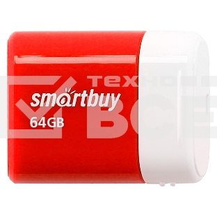 Флешка USB R/W Smartbuy Drive 64 Gb,Smartbuy LARA красный SB64 GbLARA-R