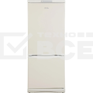 Холодильник Stinol STS 150 E бежевый двухкамерный 191/72л морозилка снизу