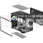 Компьютерный корпус Ocypus Iota C50 BK Curve ARGB Digital mATX без БП (Iota-C50-BKD300CD-GL), фото3