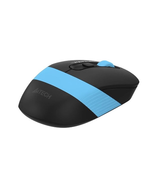 Мышь беспроводная A4Tech Fstyler FG10S черный/синий, 2000 dpi, радиоканал, USB, кнопки - 4