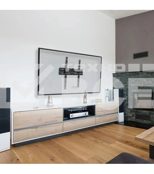 Кронштейн для телевизора Arm Media PLASMA-3 new черный, 22'-65' макс. 55 кг, настенный, фиксированный