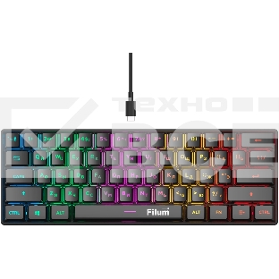 Клавиатура Filum FL-GKBM10 проводная, USB Type-A, чёрный