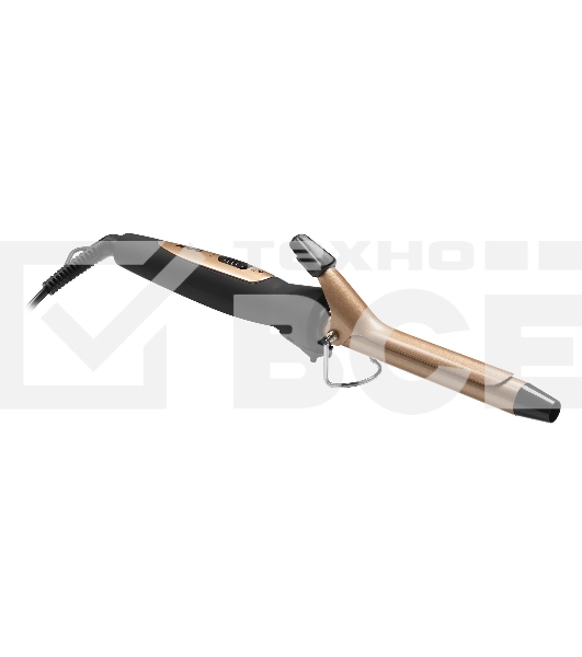 Щипцы для завивки волос BBK BST2500 черный/шампань, 19 мм, 200 °C, 1 режим