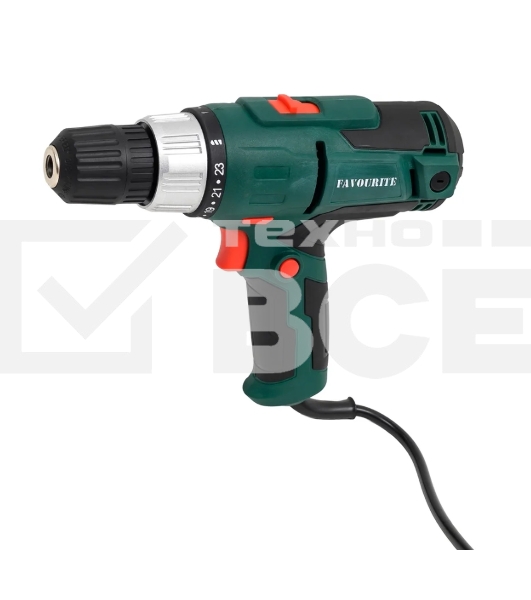 Дрель-шуруповерт FAVOURITE ID 600/2S, 600 Вт, 27 Нм, щеточный