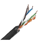 Кабель NEOMAX NM710032 U/UTP cat.5e 4x2x0.52, 24 AWG, медь, внешний, PE, 305м, черный, фото3