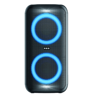 Портативная колонка MEG SPA080BL, 80Вт, Bluetooth 5.3, влагозащита IPX4, время работы 9ч, черная