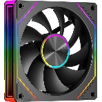 Вентилятор для корпуса PcCooler FG120R Reverse ARGB 120х120x25 черный 4-pin 28.4дБ (FG120R ARGB BK) Ret, фото 1