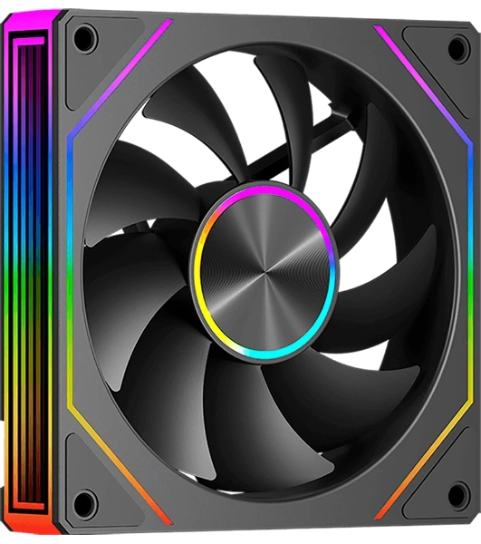 Вентилятор для корпуса PcCooler FG120R Reverse ARGB 120х120x25 черный 4-pin 28.4дБ (FG120R ARGB BK) Ret