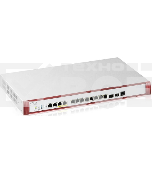Межсетевой экран Zyxel USG FLEX 700H, Rack, 2xSFP+ (LAN/WAN), 2xRJ-45: 1/2.5/5/10G PoE+ (LAN/WAN), 2xRJ-45: 1/2.5G (LAN/WAN), 8xRJ-45: 1G (LAN/WAN), 1xUSB3.0 **