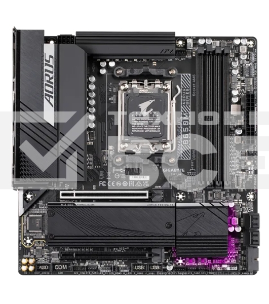 Материнская плата Gigabyte B650M AORUS ELITE, Socket AM5, AMD B650, 4xDDR5, 4xSATA, 2xM.2, 1xPCI-E 4.0 x16, 1xPCI-E 4.0 x4, 1xHDMI, 1xDP, 1x 2.5Gb LAN, 5xUSB-A 3.2 Gen 1, 2xUSB-A 3.2 Gen 2, 4xUSB-A 2.0, 1xUSB-C 3.2 Gen 2, 2x3.5 мм, 7.1, Micro-ATX