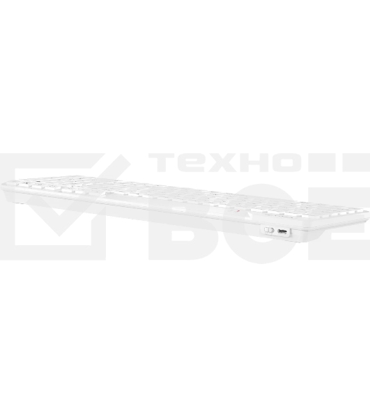 Клавиатура A4Tech Fstyler FBK27C AS белый USB беспроводная BT/Radio slim Multimedia (FBK27C AS)