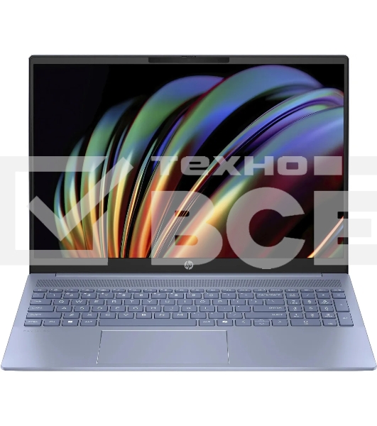 Ноутбук HP Pavilion 16-af0007ci Core Ultra 5 125U 16Gb SSD512Gb Intel Graphics 16' IPS WUXGA (1920x1200) Free DOS lt.blue WiFi BT Cam (A1AB4EA)