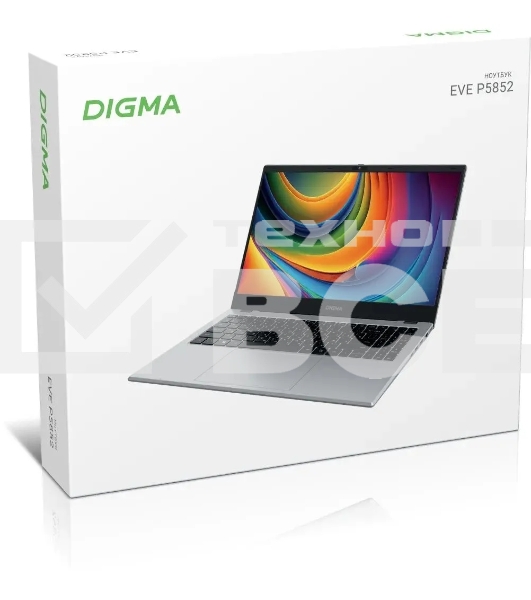Ноутбук Digma EVE P5852 N-series N200 8Gb SSD 256Gb Intel UHD Graphics 15.6