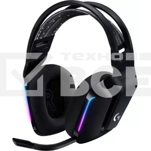 Наушники с микрофоном Logitech G733 Lightspeed черный мониторные Radio оголовье (981-000867)