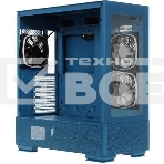 Компьютерный корпус Montech SKY TWO MOROCCO голубой без БП ATX 4x120мм 2xUSB3.0 1xUSB3.1 audio bott PSU, фото4