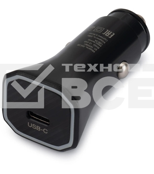 Автомобильное зарядное устройство Digma DGC2B 3A PD черный