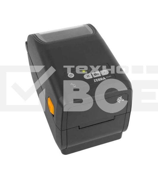Принтер этикеток термотрансферный Zebra ZD411 203 dpi, 152 мм/сек, USB, USB Host, серый