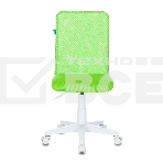 Кресло детское Бюрократ KD-9/WH/TW-18 TW-03А TW-18 салатовый, сетка/ткань (пластик белый), фото12