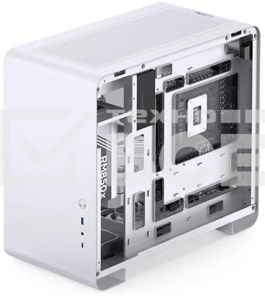 Корпус без блока питания JONSBO U4 Mini, Mini-Tower, TG, no fan, 1xUSB-A 3.0 + 1xUSB-C 3.2, mATX, mITX White