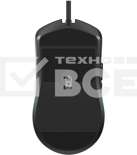 Мышь проводная Oklick 750G черный, 7200 dpi, USB, кнопки - 5