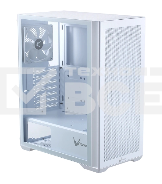 Компьютерный корпус AeroCool/Formula Air Power G5 белый без БП ATX 1x120мм 1xUSB 3.0 1xUSB3.1 audio bott PSU