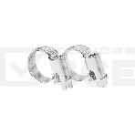 Хомут стальной Rexant червячный 12-20, фото 1