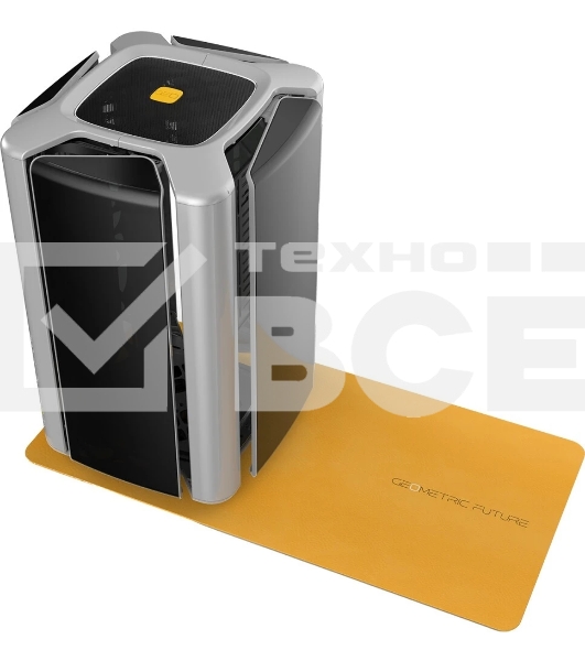 Компьютерный корпус без блока питания Geometric Future Model 2 The Ark, Midi-Tower, TG, no fans, 3xUSB-A 3.0, 1xUSB 3.2 Type-C, mATX, mITX Gray