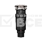 Измельчитель пищевых отходов Kuppersberg WSS 550 B, High-Tech, мощность 550 Вт, 3400-3800 об/мин, защита от перегрева, авто выключение, DC мотор, уровень шума 75 дБ, черный, фото 1