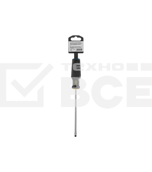 Отвертка Denzel SL5x150 мм, S2, 3к рукоятка