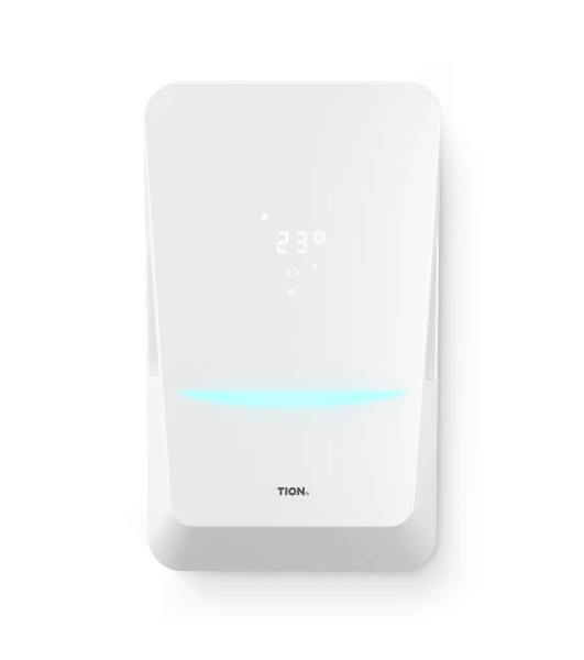 Бризер Tion BioX SM Standard белый, 40 м², фильтры G4+E11+угольный, подогрев воздуха, управление со смартфона, датчики качества воздуха