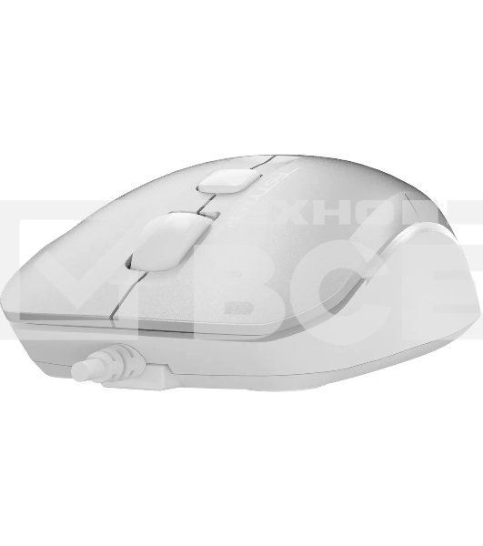 Мышь проводная A4Tech Fstyler FM26S серебристый/белый, 1600 dpi, USB, кнопки - 4
