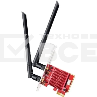 Сетевой адаптер Wi-Fi + Bluetooth Cudy WE3000S АХ5400 PCI Express (ант.внеш.съем) 2ант.