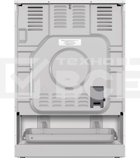 Электрическая плита Gorenje GEC6C40WD белый