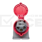 Розетка стационарная наружная EKF 125 ps-125-32-380-PRO PROxima 3Р+РЕ+N 32А 380В IP44, фото6