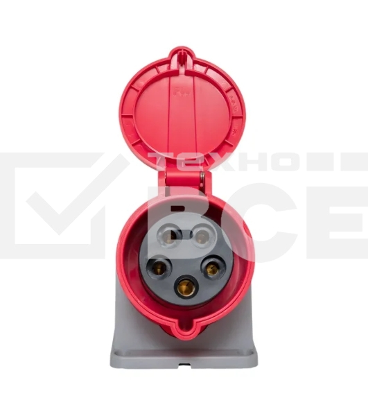 Розетка стационарная наружная EKF 125 ps-125-32-380-PRO PROxima 3Р+РЕ+N 32А 380В IP44