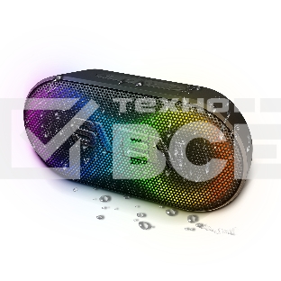 Портативная акустика Sven PS-99, черный (10 Вт, Waterproof (IPx5), TWS, Bluetooth, 1800мА*ч)