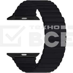 Силиконовый ремешок для Apple Watch 38/40 mm LYAMBDA ACRUX DSJ-30-40-BK Black