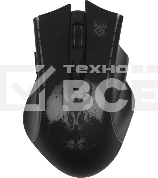 Мышь беспроводная Defender Kronos GM-695 черный, 1600 dpi, радиоканал, USB, кнопки - 7