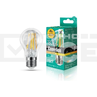 Лампа светодиодная Camelion (13718) LED20-A60-FL/830/E27